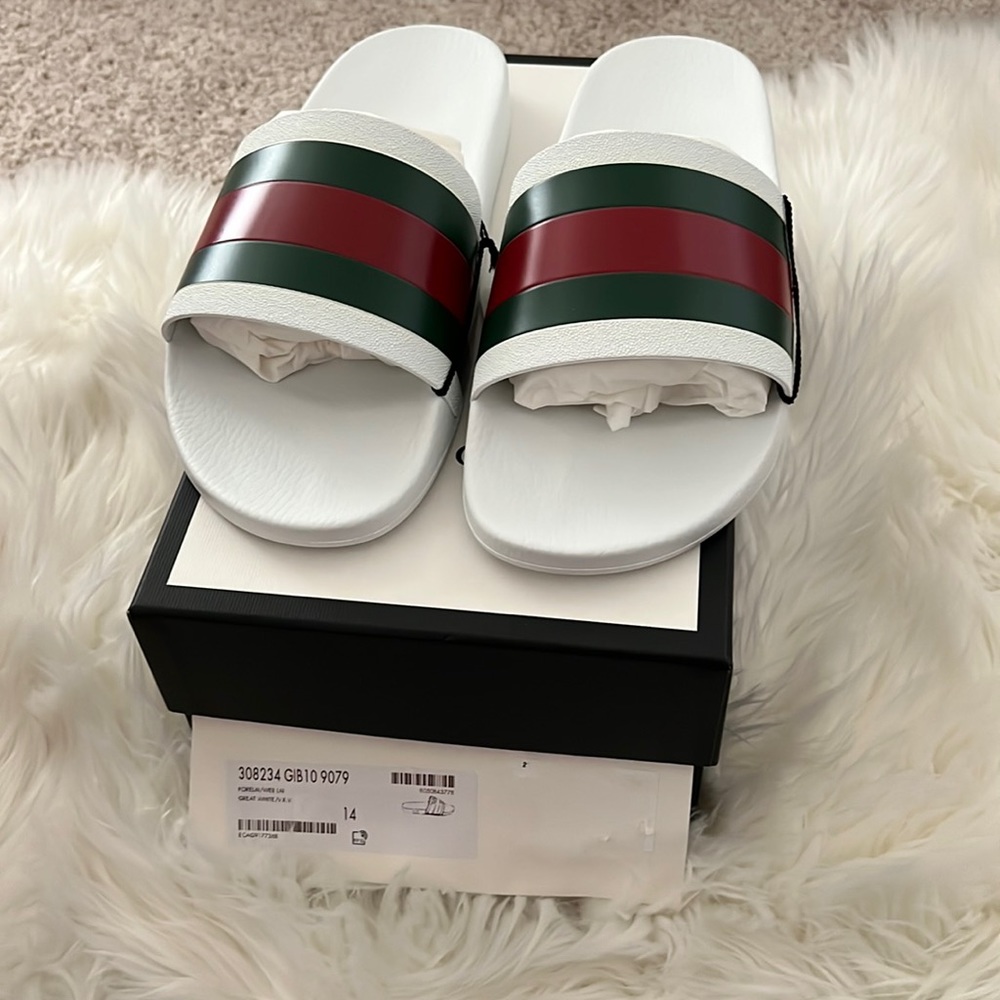 Authentic Brand New size 14 men’s Gucci Slides